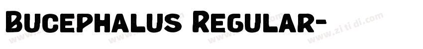 Bucephalus Regular字体转换